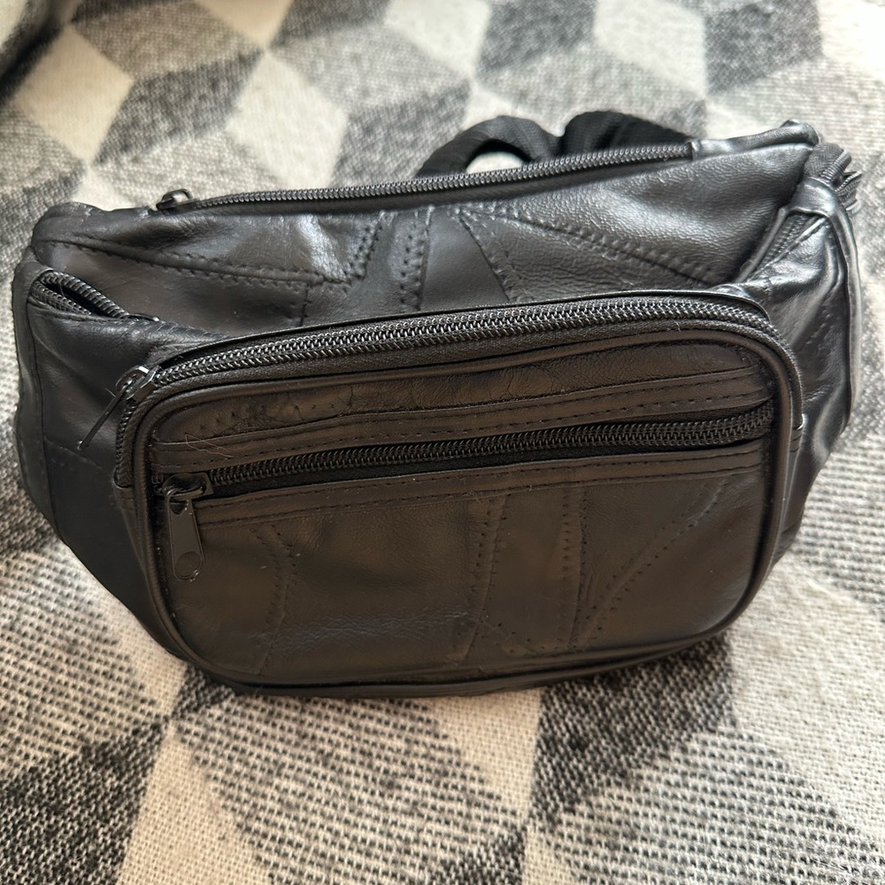 80’s Leather Fanny Pack